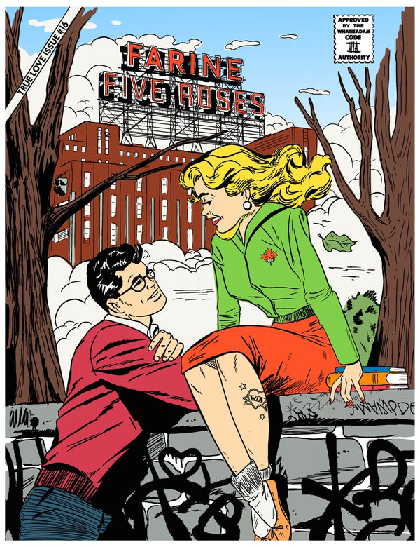 Affiche Date Farine Five Roses - arloca
