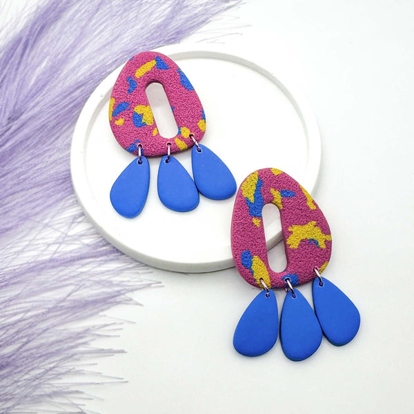 Boucles d'oreilles Camélia - arloca