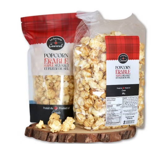 Sac de popcorn à l'érable et fleur de sel