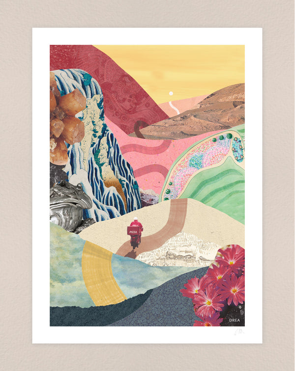 Affiche Livraison de pizza - arloca