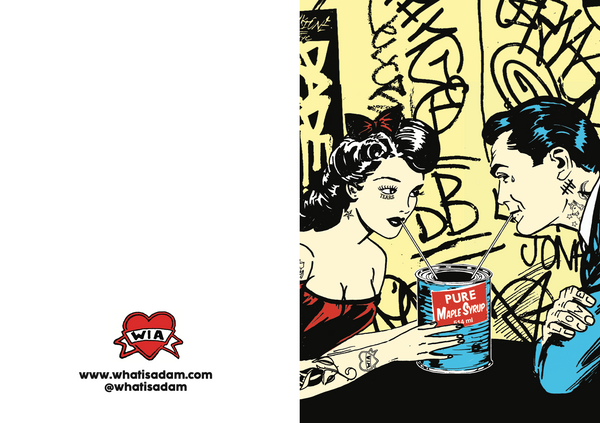 Carte de souhaits Sirop d'érable - arloca