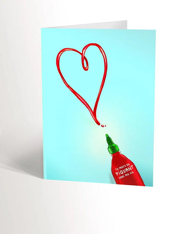 Carte de souhaits Shiracha - arloca