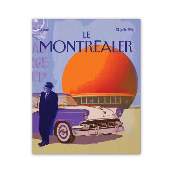 Affiche Le  montréalier - 28 juillet 1966 - arloca