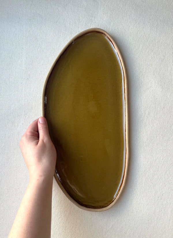 Plateau en céramique Prairie petit - arloca