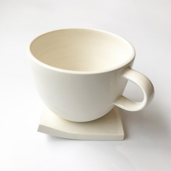 Tasse cappuccino blanc de blanc