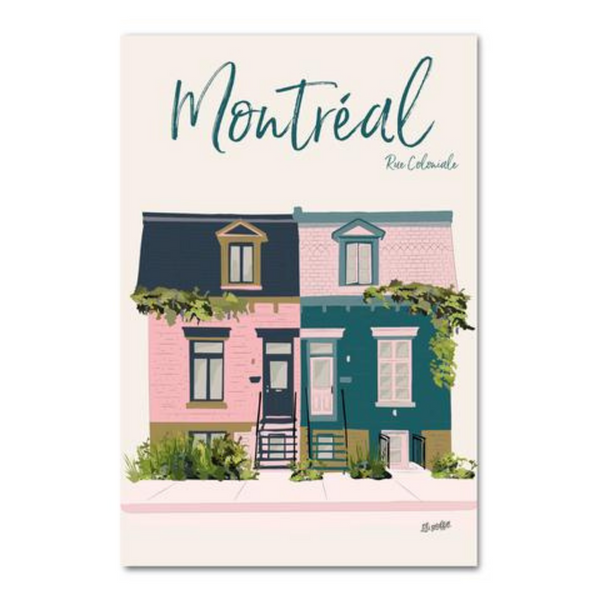 Carte postale rue Coloniale