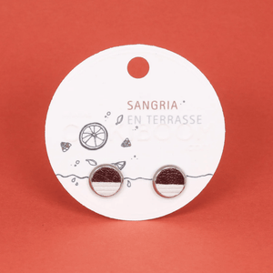 Boucles d'oreilles  MTL Sangria - arloca