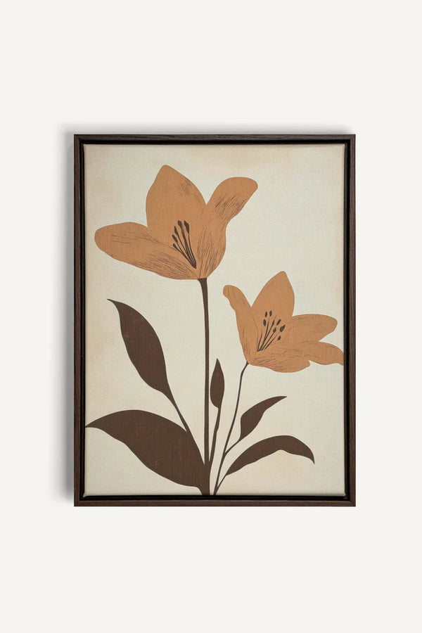 Canva Sépia en fleur