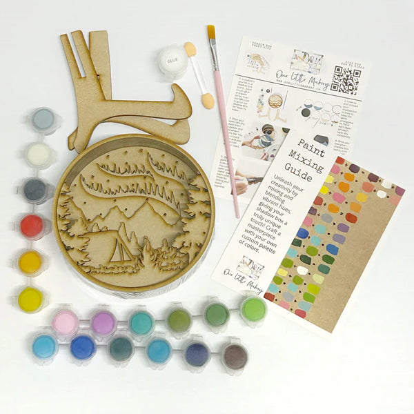 Kit d'artisanat boîte d'ombre Nuit d'été
