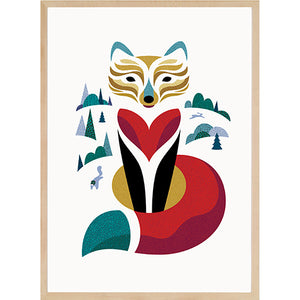 Affiche Rex le renard 12"x18" - arloca
