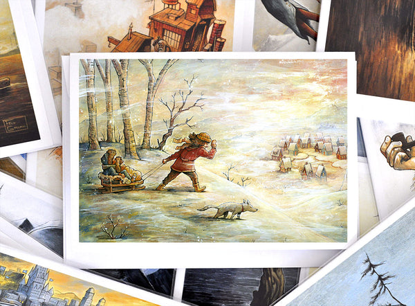 Carte de souhaits La Tempête - arloca