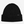 Tuque pour adulte Noir 100% laine mérinos