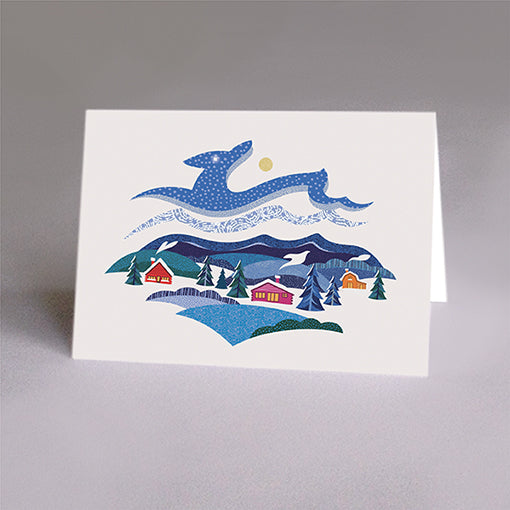 Carte de souhaits Chalets