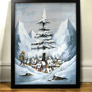 Affiche Le Village 11"x14" - arloca