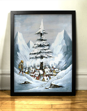 Affiche Le Village 11"x14" - arloca