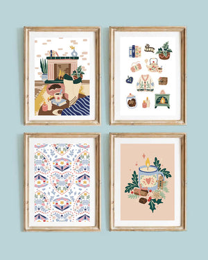 Coffret créatif Kit de peinture à numéros Hygge - arloca