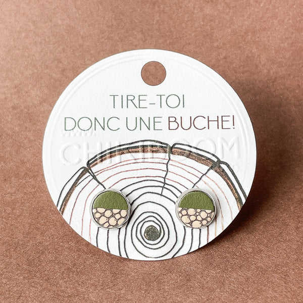 Boucles d'oreilles Buche - arloca