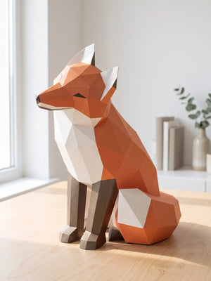 3D Puzzle Kit Sitting Fox