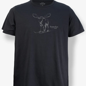 T-shirt Animal noir - arloca