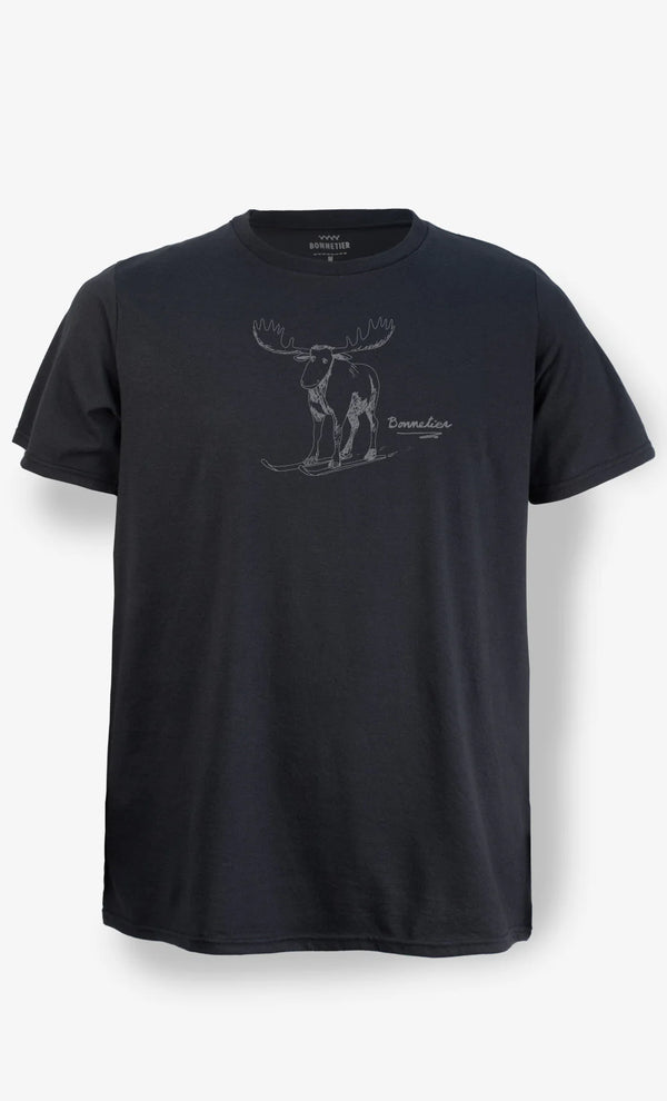 T-shirt Animal noir - arloca