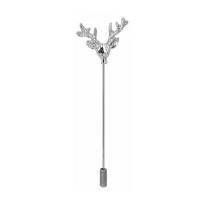 Épinglette pour hommes à tête de cerf.
