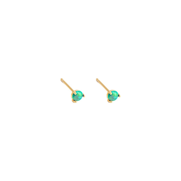 Boucles d'oreilles à tiges opales