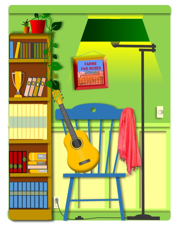 Carte de souhaits Les années 70' - arloca