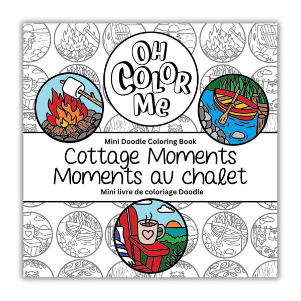 Mini livre à colorier Moments au chalet