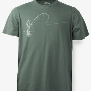 T-shirt Ligné Sauge - arloca