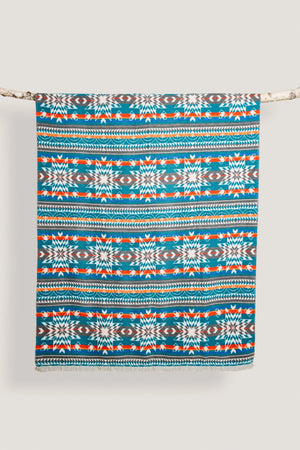 Couverture/Jeté en laine recyclée Nibi.