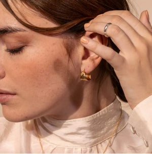 Boucles d'oreilles Pauline or - arloca