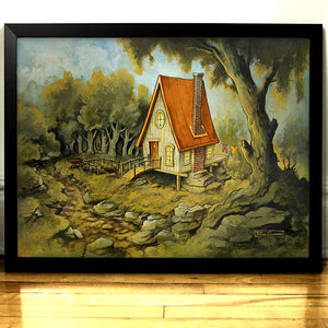 Affiche Maison dans la forêt 11"x14" - arloca