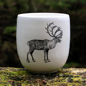Verre en porcelaine Caribou - arloca