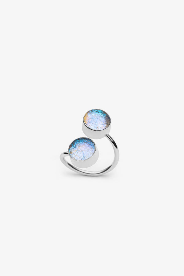 Bague Spirale double éclats