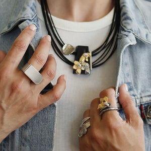 Collier Normae Deux tons - arloca