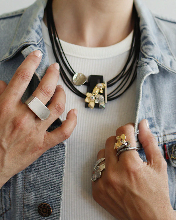 Collier Normae Deux tons - arloca