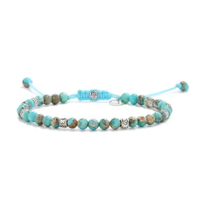 Bracelet pour hommes en jaspe sédimentaire Palma.