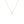 Collier or et petite opale