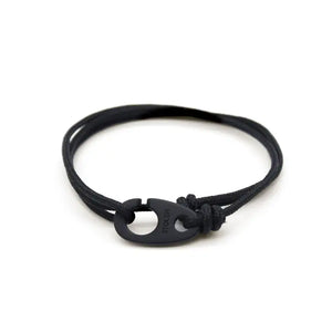 Braclet pour hommes Folsom noir.