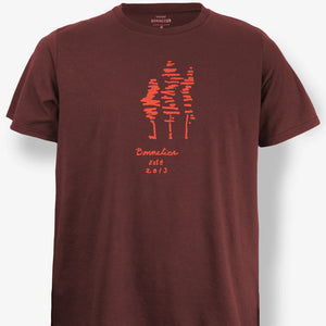 T-shirt L'Arbre bordeaux - arloca