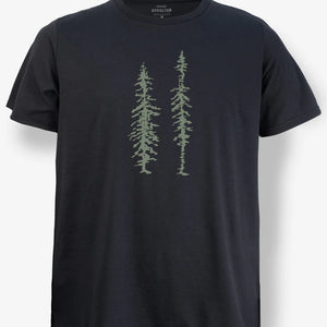 T-shirt Arbre pixel noir - arloca