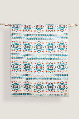 Couverture/Jeté en laine recyclée Nibi.