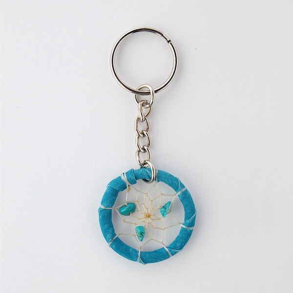 Porte-clés avec pierre de naissance du mois de Décembre - arloca