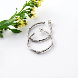 Boucles Créoles en argent - arloca