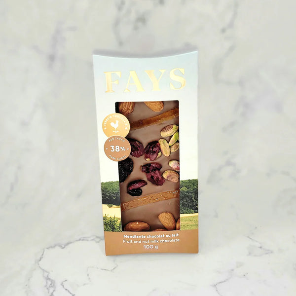 Tablette mendiante chocolat au lait - arloca