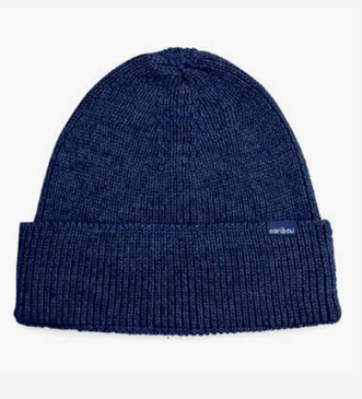 Tuque pour adulte Bleu acier 100% laine mérinos
