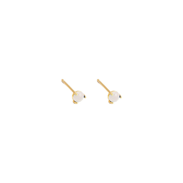Boucles d'oreilles à tiges opales