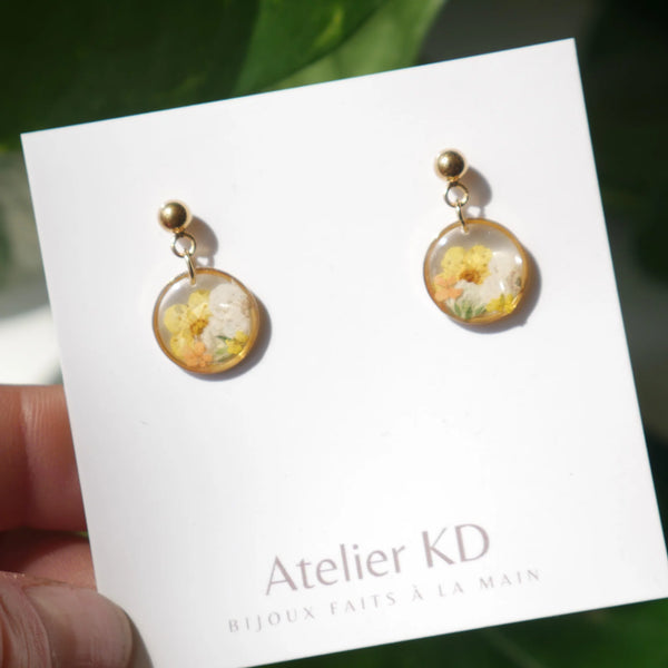 Boucles d'oreilles petit Bouquet.