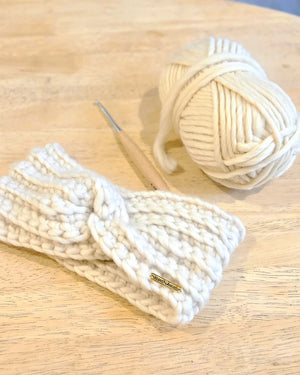 Coffret de crochet pour fabriquer un bandeau, Brin Brun