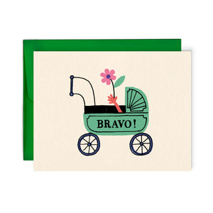 Carte de voeux Nouveau né Bravo - arloca